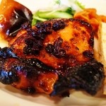 りんごとワイン味のチキン オーブン焼き