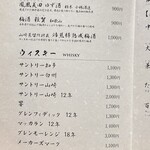 寿司 はせ川 - 果実酒・ウイスキー