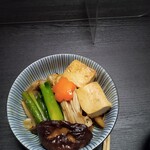鯛屋旅館 - 野菜、お豆腐も美味しい