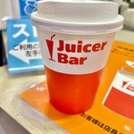 JuicerBar - 【take out】生しぼりりんごR（650円）_2023年10月
