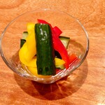 colorful pickles