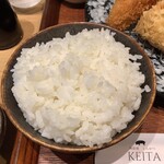 とんかつ けい太 - ご飯大盛り(๑˃̵ᴗ˂̵)