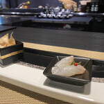 鉄板焼 Baknos - 鬼灯と真鯛かな？