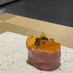 鉄板焼 Baknos - プラス500円でウニとキャビアとからすみのウニクに。