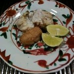 京天神 野口 - 雲子と海老いもの焼き物