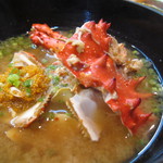 寿司栄 - 花咲蟹の味噌汁