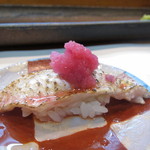 寿司栄 - ノドグロの炙り