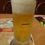 バーミヤン - 生ビール（中）：４７２円
