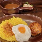 ビストロ 喜楽亭 - ハンバーグカレー