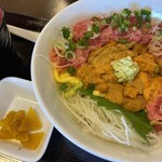 寿司正 - うにネギトロ丼