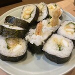 よし乃 - 天巻き　¥1200（娘とシェア）