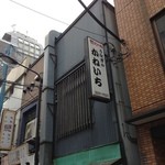 見上げたら、看板あり！