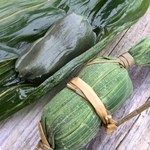 剣山頂上ヒュッテ - 笹団子、美味（≧∇≦）