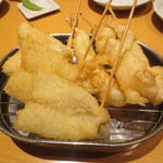 魚河岸料理 ざこば - 天ぷら二種