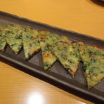 魚河岸料理 ざこば - 鶴橋イカ入りニラチヂミ