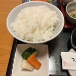 小文字 久芽乃 - 新米ご飯・糠漬け(浅漬け)