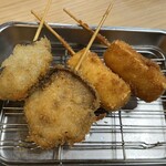 ジャンボ釣船 つり吉 - チーズ串と椎茸串