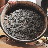 麻布 黒しゃり - 