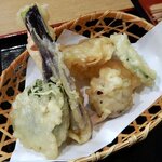 そば処 かみわき - そば処 かみわき 「天ざるそば」