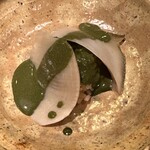 鮨菜 和喜智 - 鮑ご飯　肝ソース