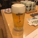 なごやか亭 - 取り敢えずビール！