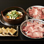 Hybrid Sukiyaki of Japanese Black Beef and Eel (1 person)