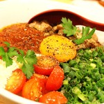 十夢 - トマトまぜラーメン( 太麺 )