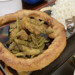 インド料理 ガネサ - セルロティとタルカリ