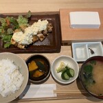 豆腐料理 空野 - 週替り定食1,200円　チキン南蛮