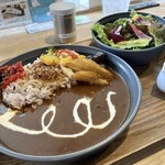 ラビーズ カフェ - Deli Plate カレーライス＆サラダ