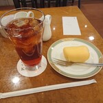 田村町 木村屋 - アイスティー・バナナケーキ