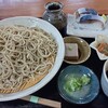 Raku - 鯖寿司と十割蕎麦のセット(大盛)