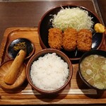 Denkiyahoru - カニクリームコロッケ定食