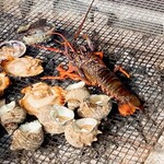相差かまど - 伊勢海老も生きたまま、、ちょっとかわいそう