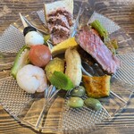 イタリア料理　ラ・フォルケッタ - 前菜　どれもこれも最高においしい