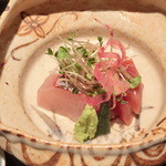 懐食　春慶　 - 造り・かんぱち、鯛、戻り鰹