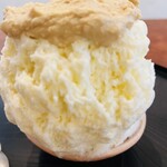 こひる庵 - 本日の味見氷　ピーナッツクリーム　200円