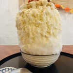 こひる庵 - バナキャララテ　通常サイズ1550円　ラムミルク変更➕100円