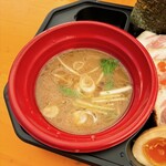 蟹らあめん 一本道 - スープ