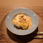 ひがしやま 司 - 焼き蕨餅、ミルクアイス、きな粉
