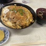 篠栗うどん - カツ丼とお吸い物