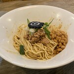 ラァメン コハク - 和え麺　納豆