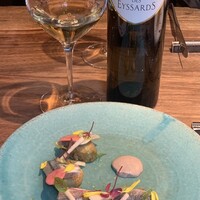 ビストロ ハマイフ - 前菜は秋刀魚のカルパッチョ