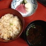 京都 白河院 - 御飯