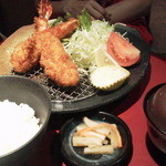 駿河 - 2013.11.2  エビフライ定食☆　１１００円