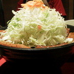 駿河 - 2013.11.2  カナダ豚の２倍豚丼　横から☆