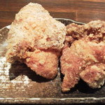 駿河 - 2013.11.2  鳥の唐揚げ☆　２００円　（２個）