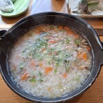 竹山荘 - 山菜雑炊