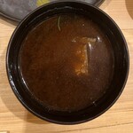 寿司 ぼたん - 赤出しか小うどんを選択で、赤出し