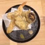 Sushi Botan - 天ぷら5品の盛り合わせ